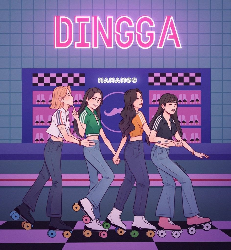 Mamamoo Dingga Drawings Wallpapers Wallpaper Cave