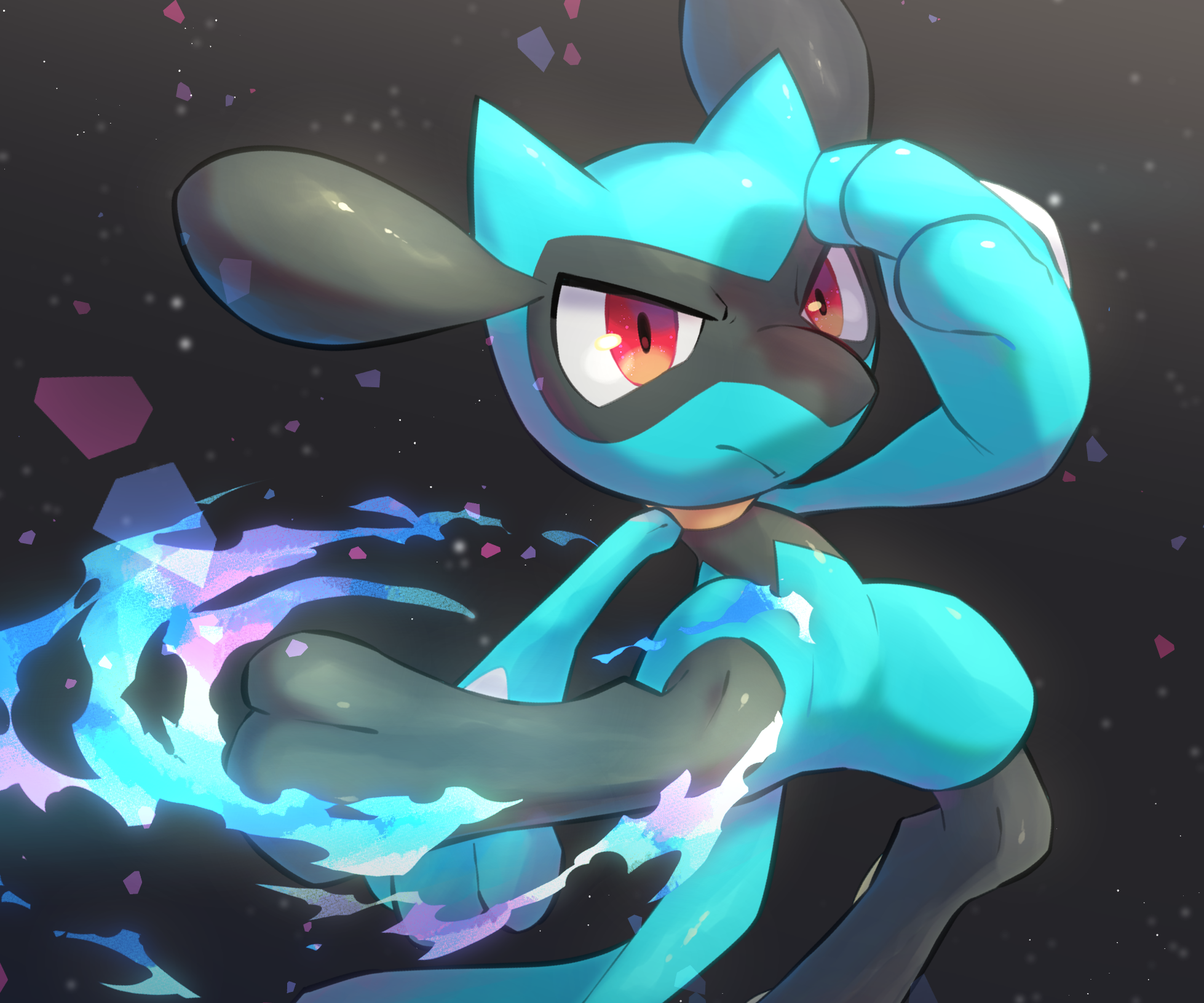 Riolu Cartoon Wallpapers Wallpaper Cave