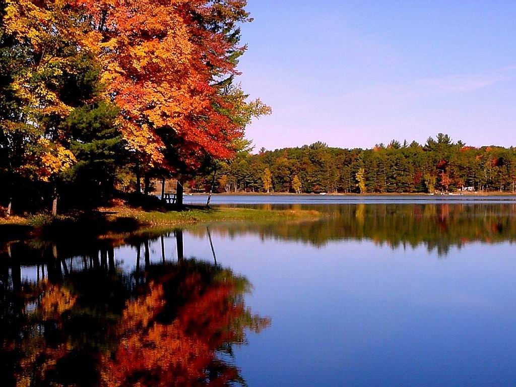 Autumn Lakehouse Wallpapers Wallpaper Cave