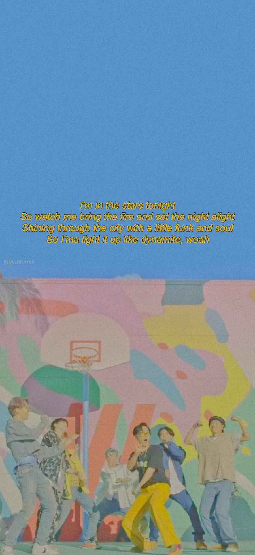 Dynamite BTS Lyrics Wallpapers Wallpaper Cave