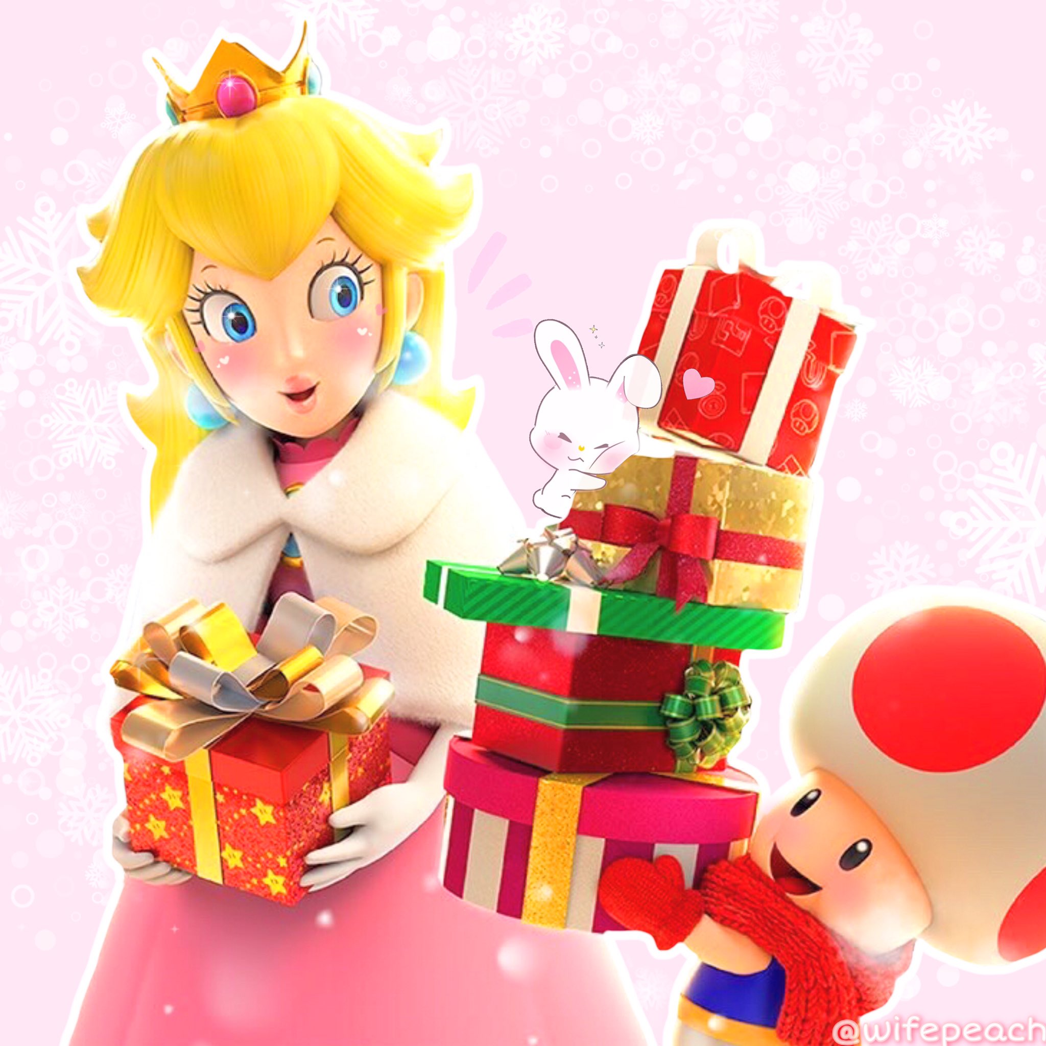 Princess Peach Winter Wallpapers Wallpaper Cave