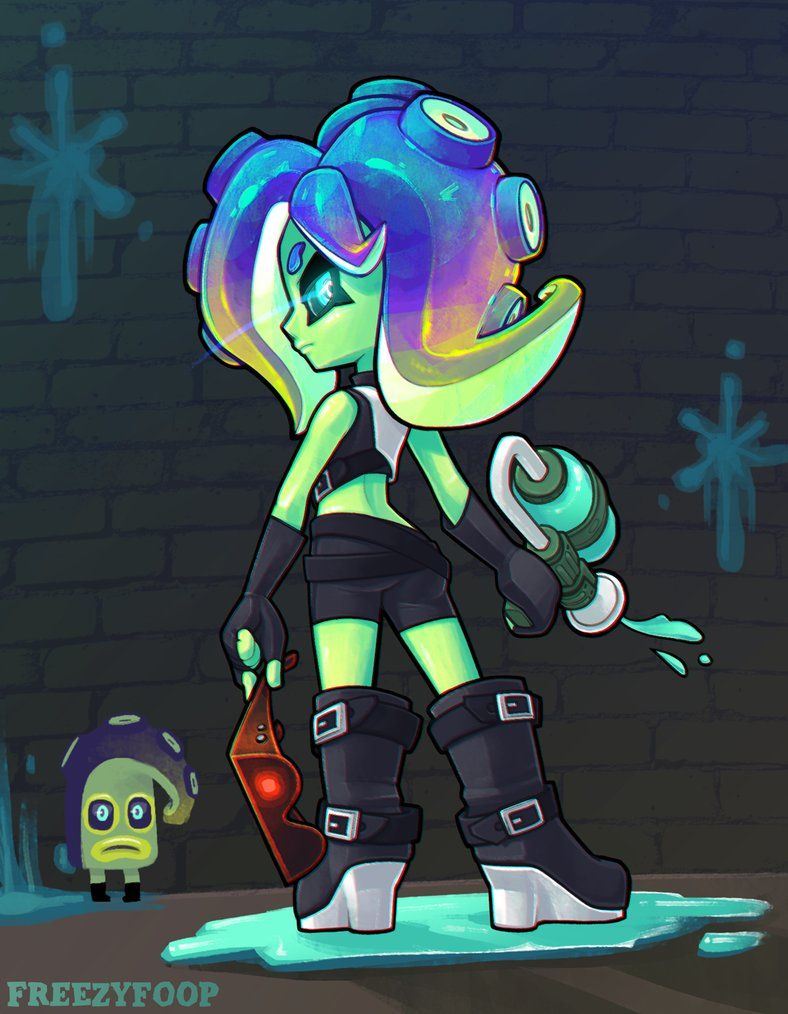 Sanitized Octoling Wallpapers Wallpaper Cave