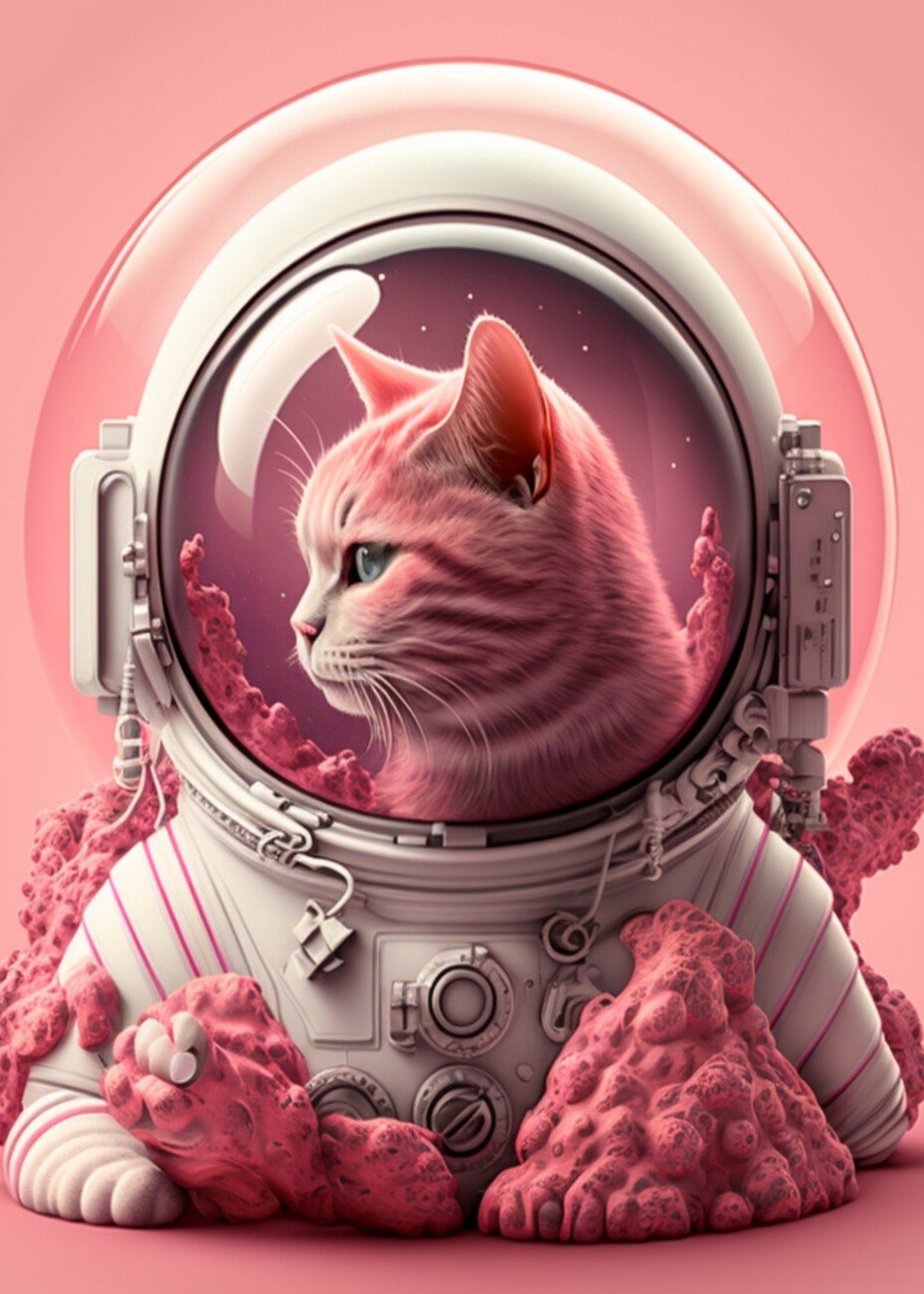 Cat Astronaut Wallpapers Wallpaper Cave