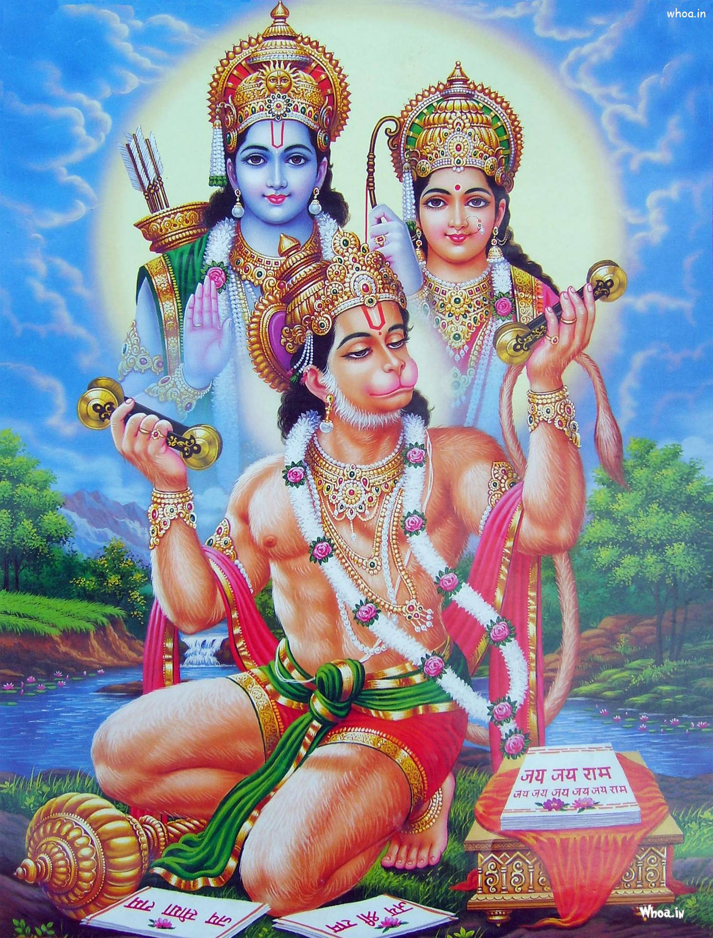 Shree Ram And Hanuman Wallpapers Wallpaper Cave