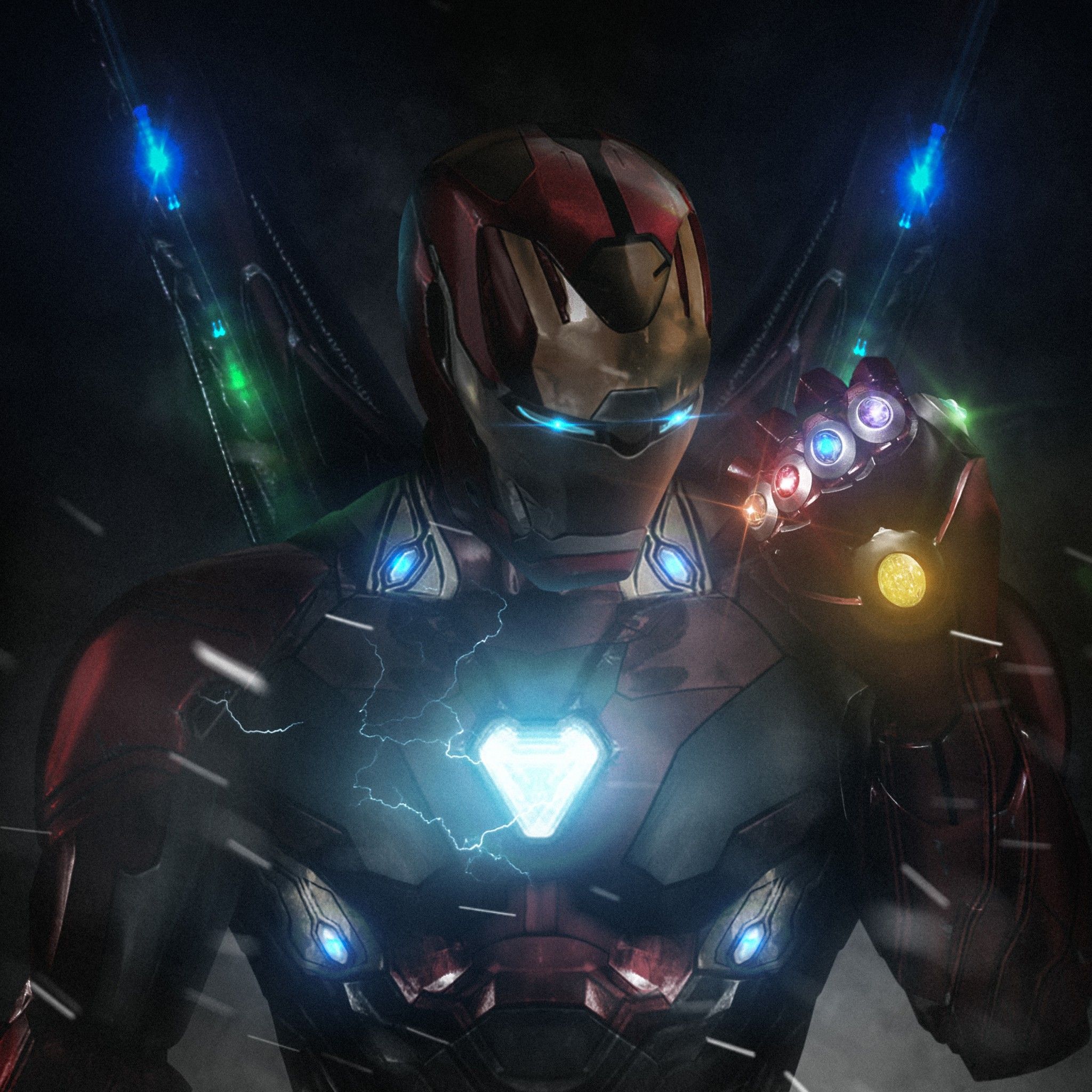 Iron Man Infinity Stones K Wallpapers Wallpaper Cave