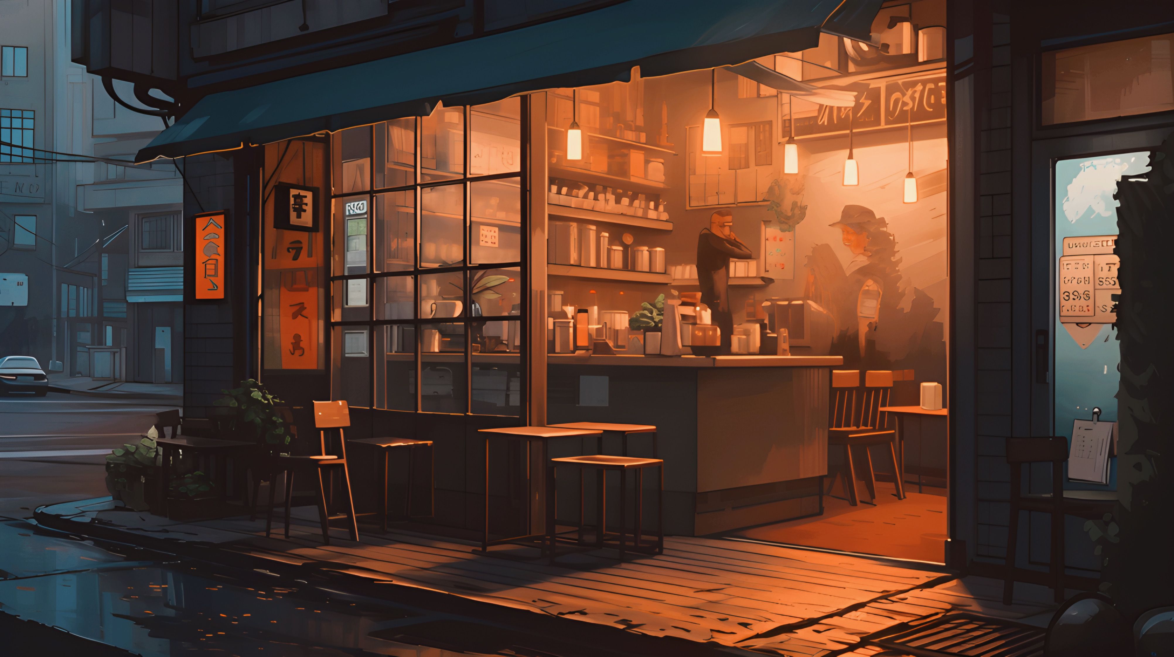 Lofi Autumn Desktop Wallpapers Wallpaper Cave