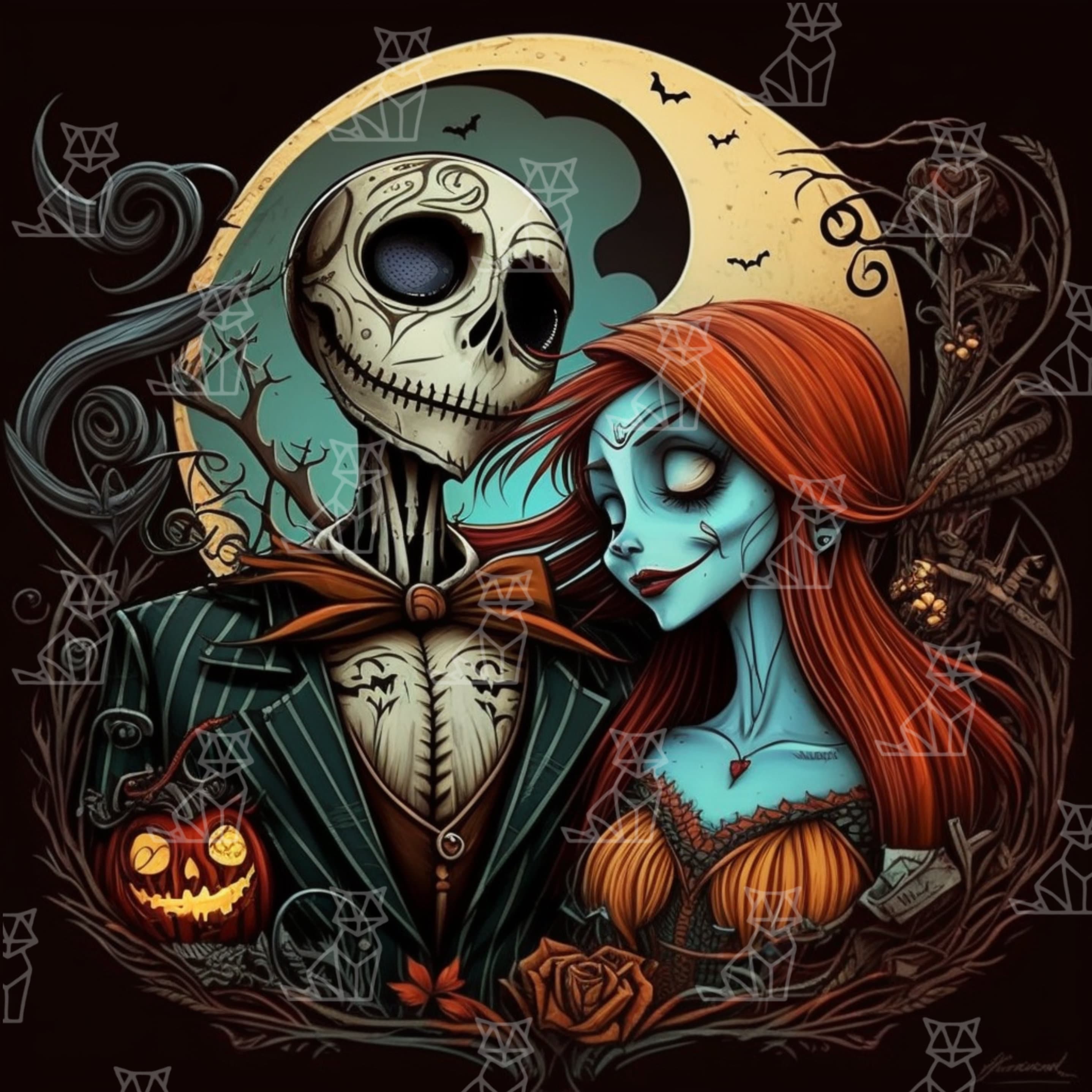 Jack Skellington And Sally Wallpapers Wallpaper Cave