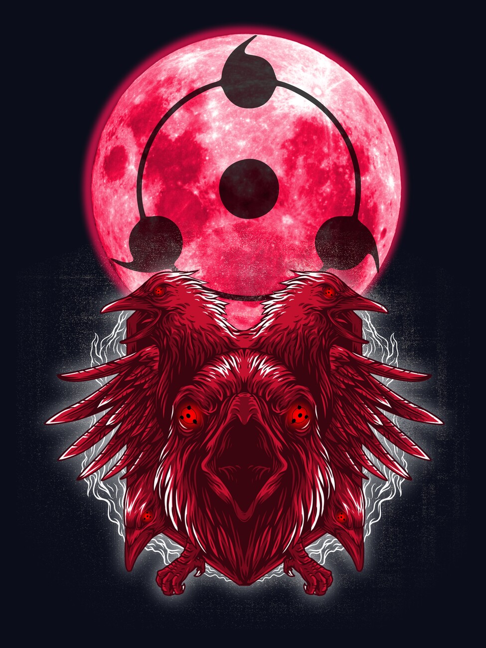 Itachi Red Moon Wallpapers Wallpaper Cave