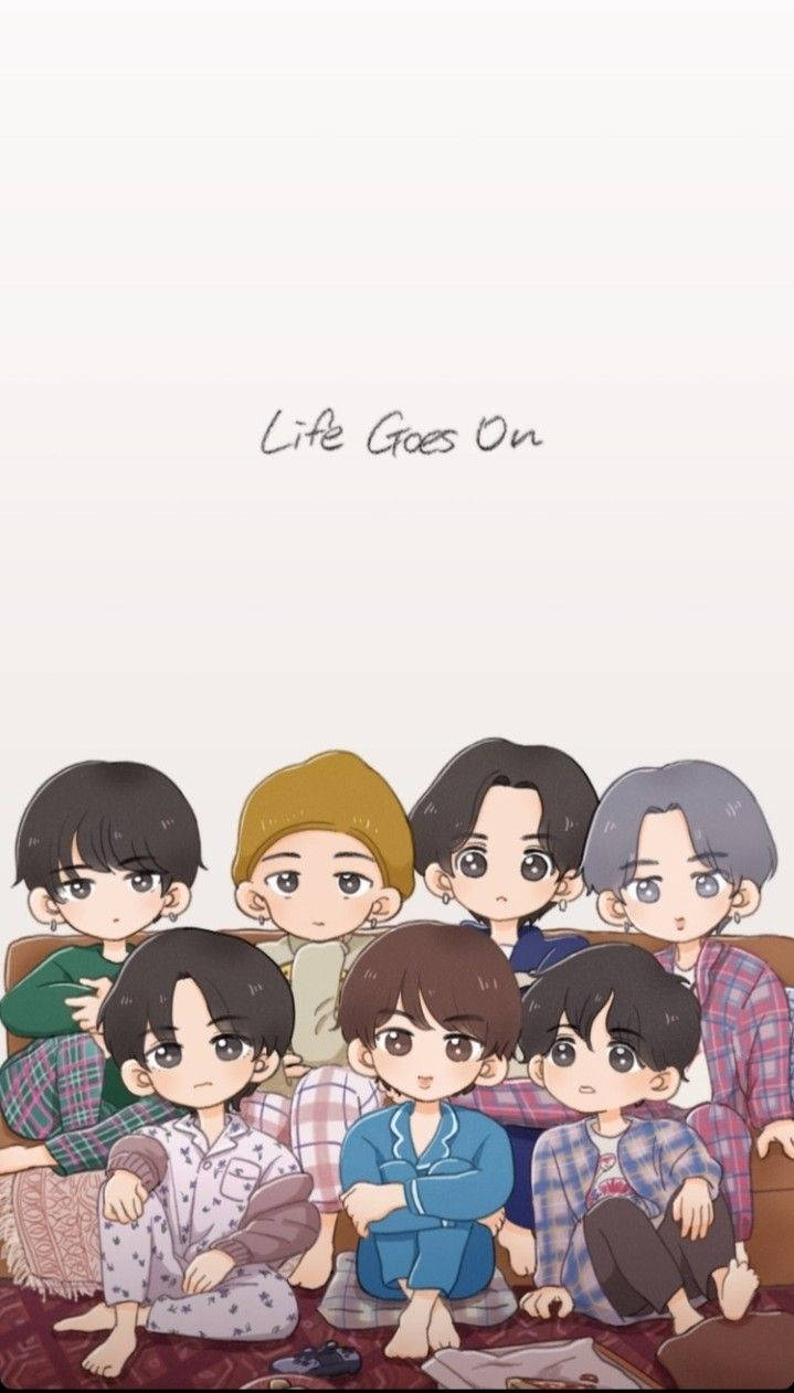 Cute Bts Chibi Wallpapers Wallpaper Cave