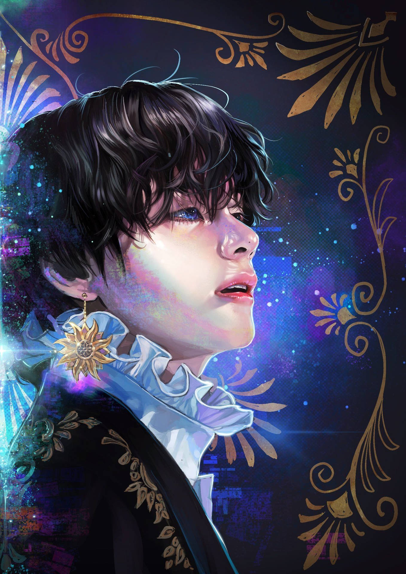 Bts V Fanart Wallpapers Wallpaper Cave