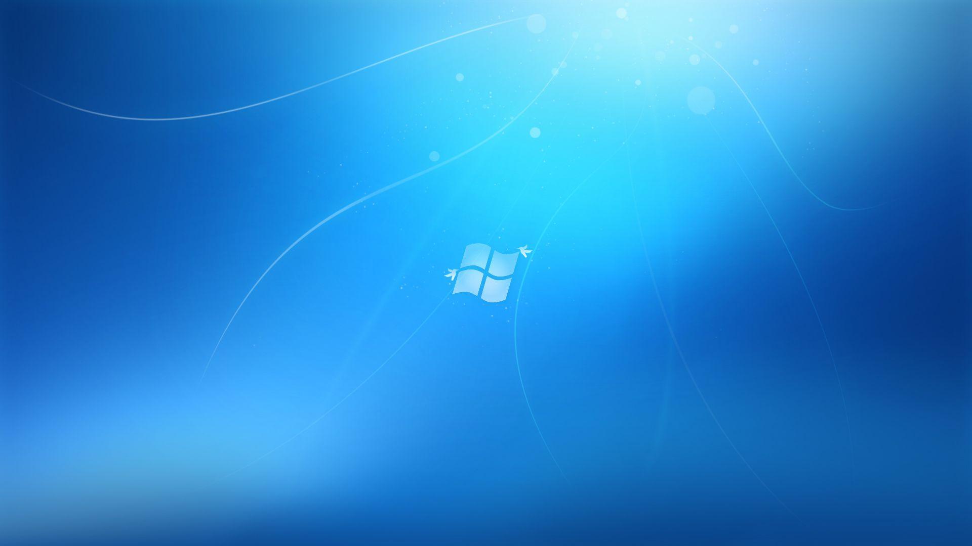 Windows 7 Blue 1080p HD Wallpaper