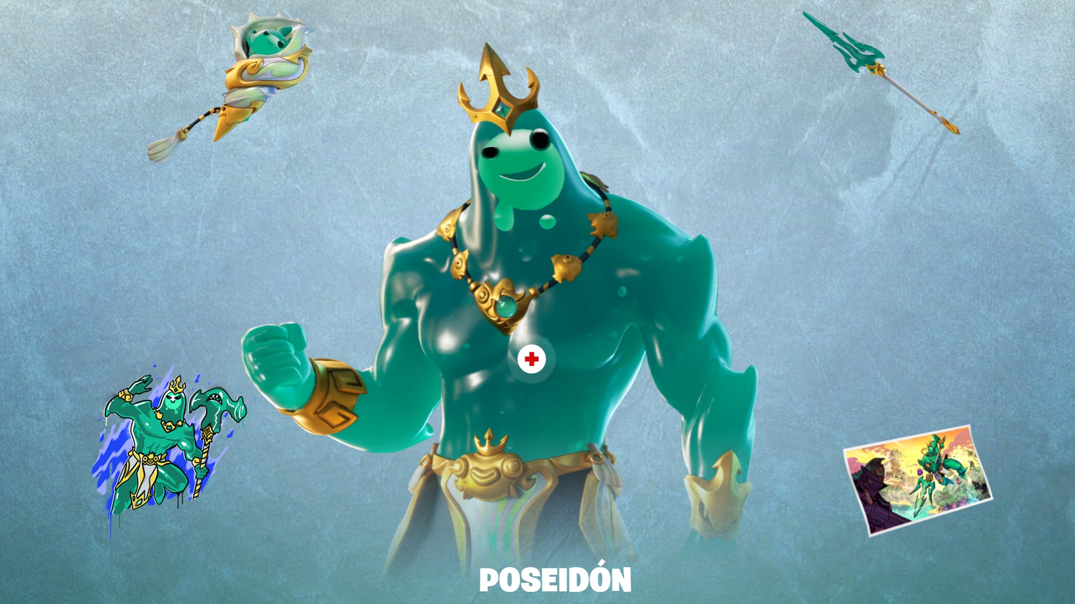 Poseidon Fortnite wallpaper