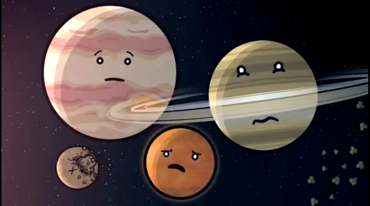 Saturn Mars scared Meme Generator