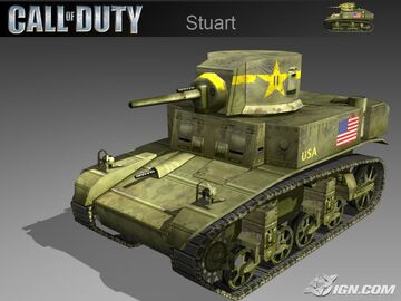 Stuart Light Tank. Call of Duty