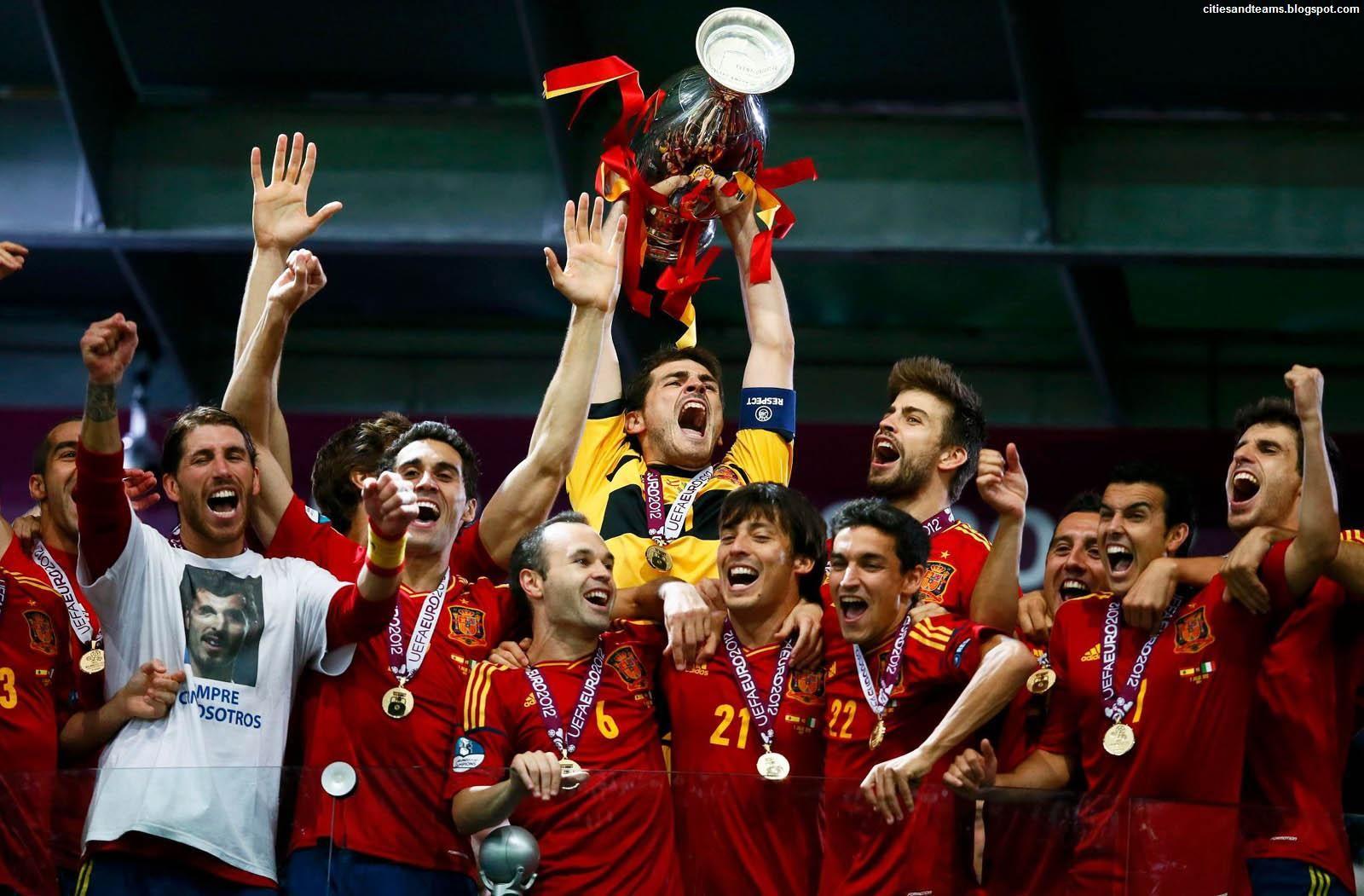 Euro 2012 Champion Spain National Legendary Football Team HD