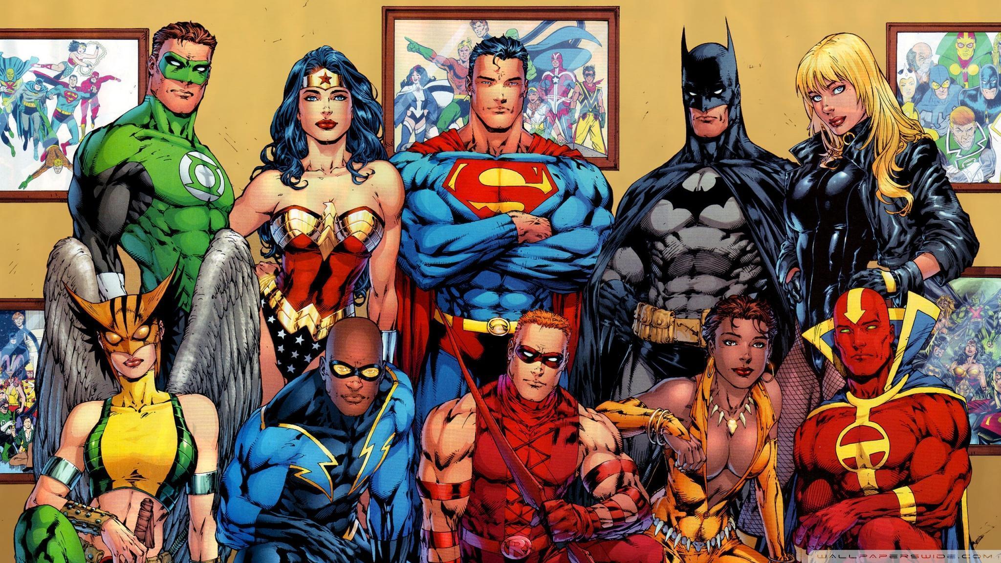 DC Comics Superheroes HD desktop wallpaper, High Definition