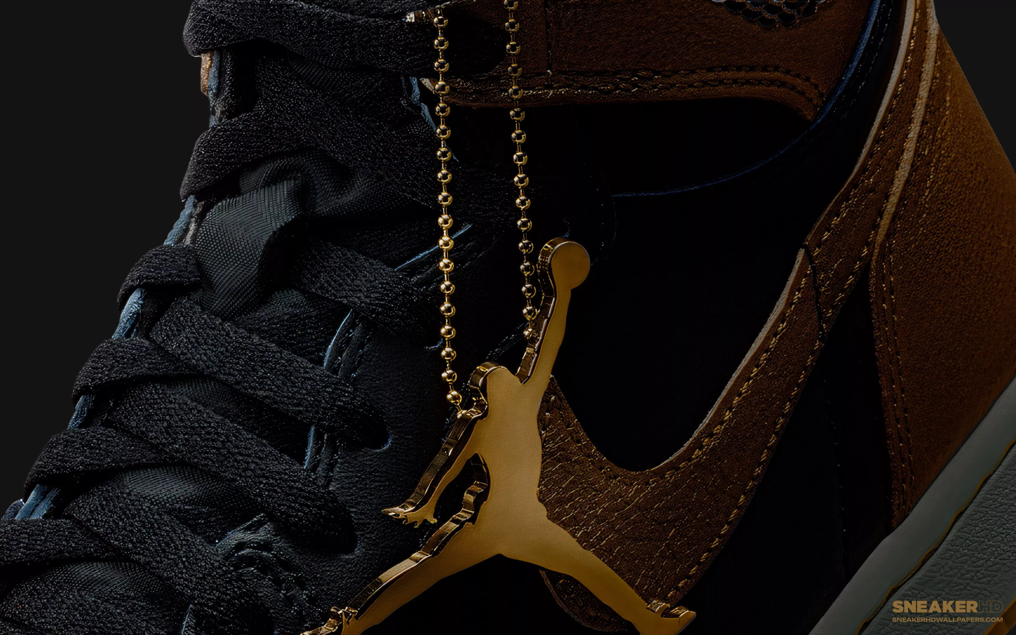 Air Jordan 1 Retro High OG Black Metallic Gold Wallpapers Wallpaper Cave