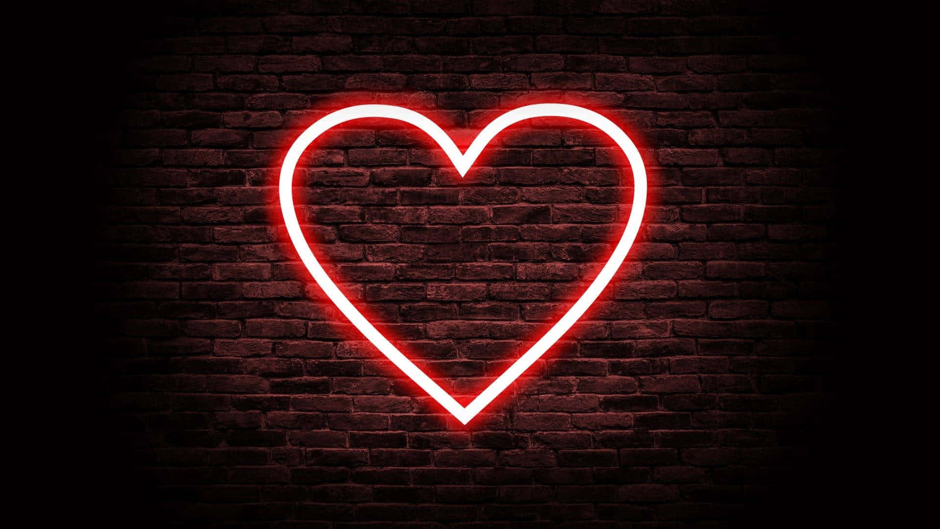 Neon Red Valentines Wallpapers Wallpaper Cave