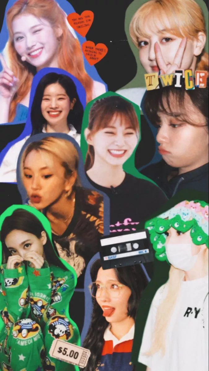 Twice Collage Wallpapers Wallpaper Cave