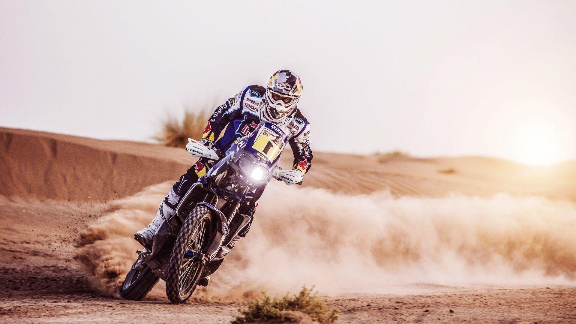 motocross, Desert, Landscape, Dakar Wallpaper HD / Desktop