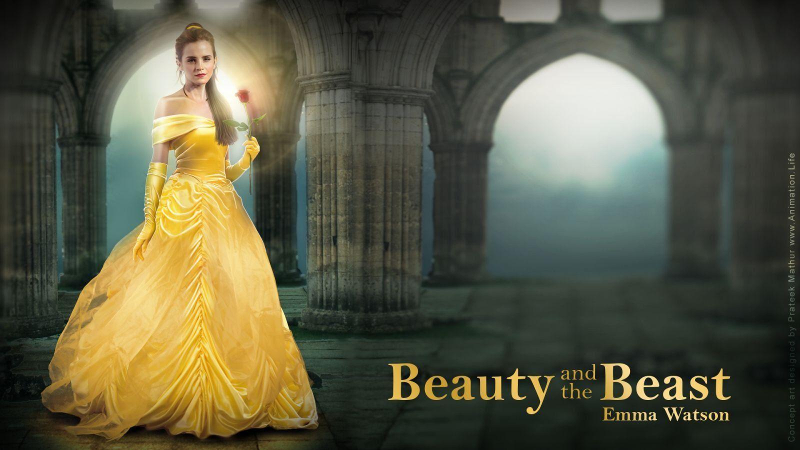 Emma Watson &;Beauty and the Beast&; Belle image is fan art