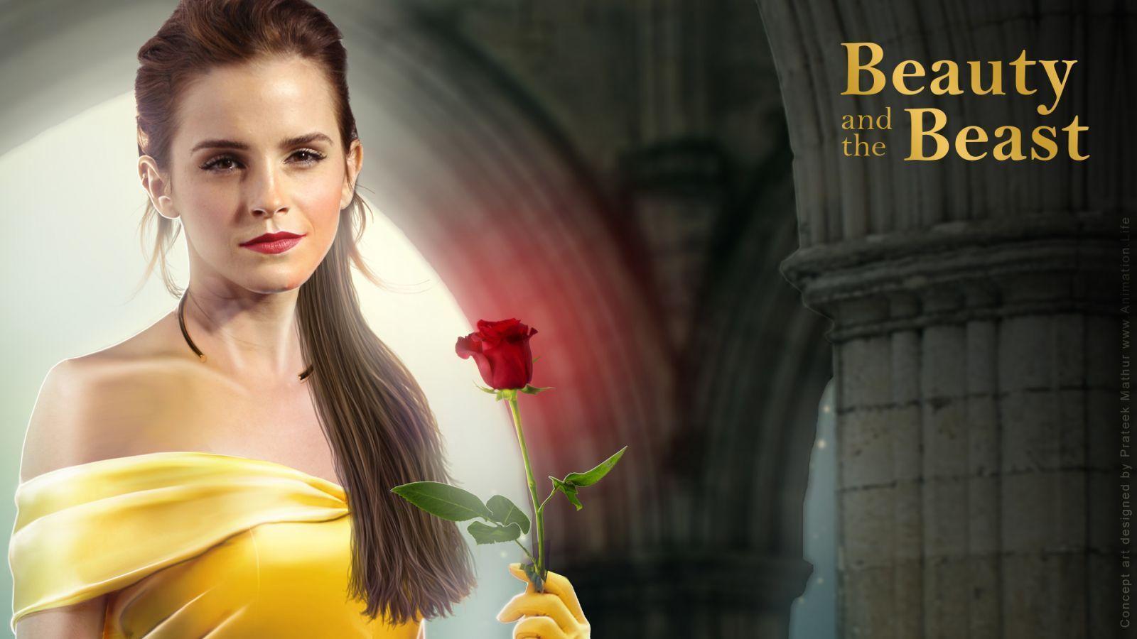 Concept art, Emma Watson as BELLE in Beauty and the Beast 2016