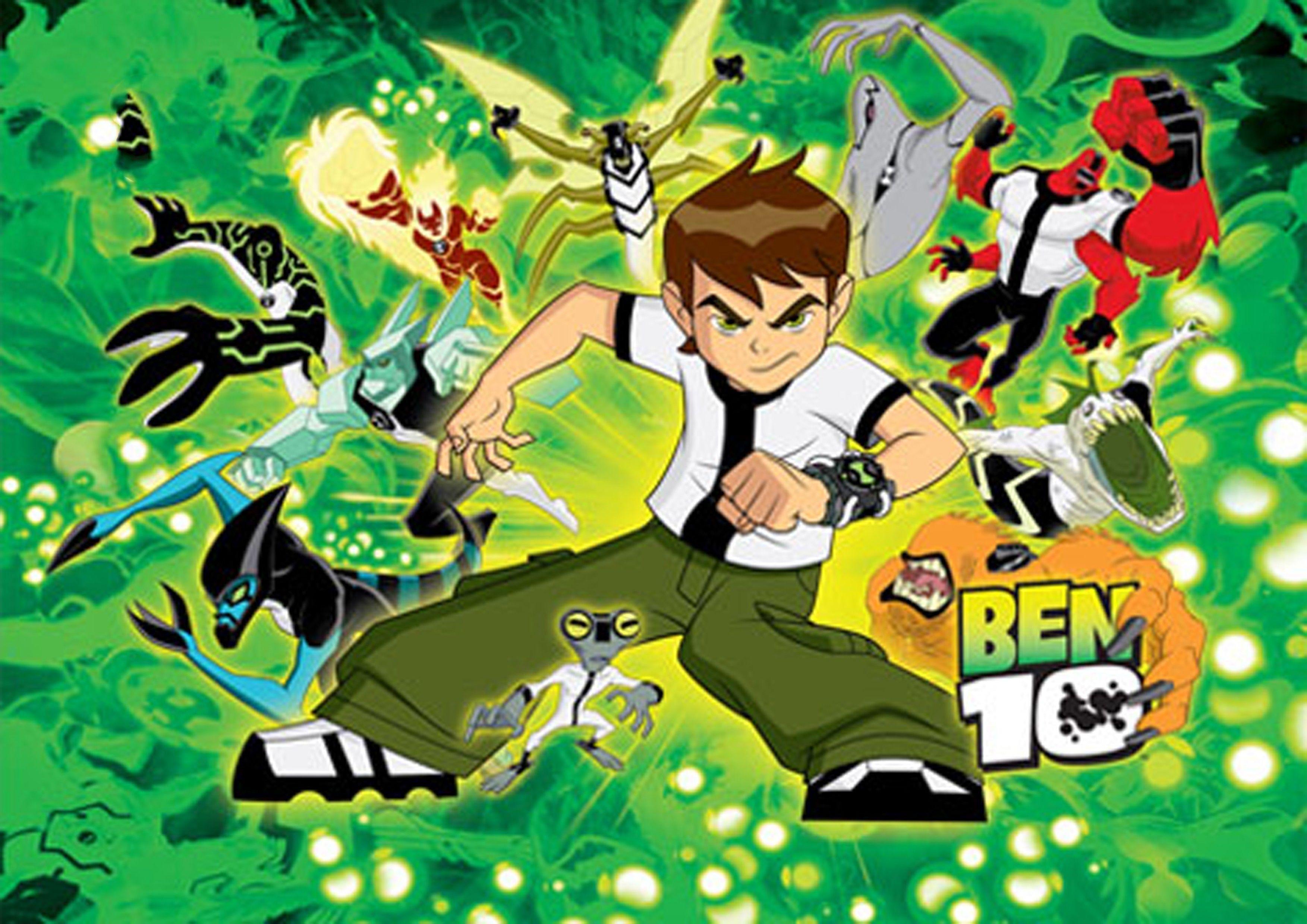 Battle Arena Beast Boy Vs Ben 10 Wall Paper 4K Full HD Background