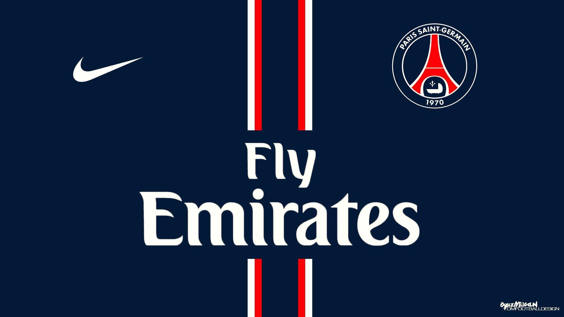 Paris Saint Germain PSG FC Football Logo. paris