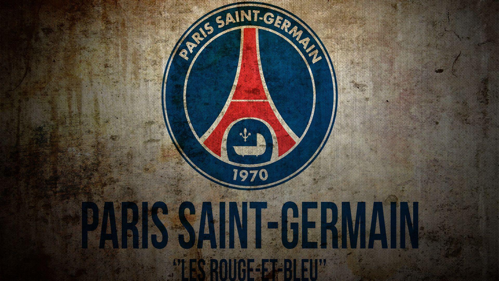 High Resolution Old Paris Saint Germain Logo Wallpaper