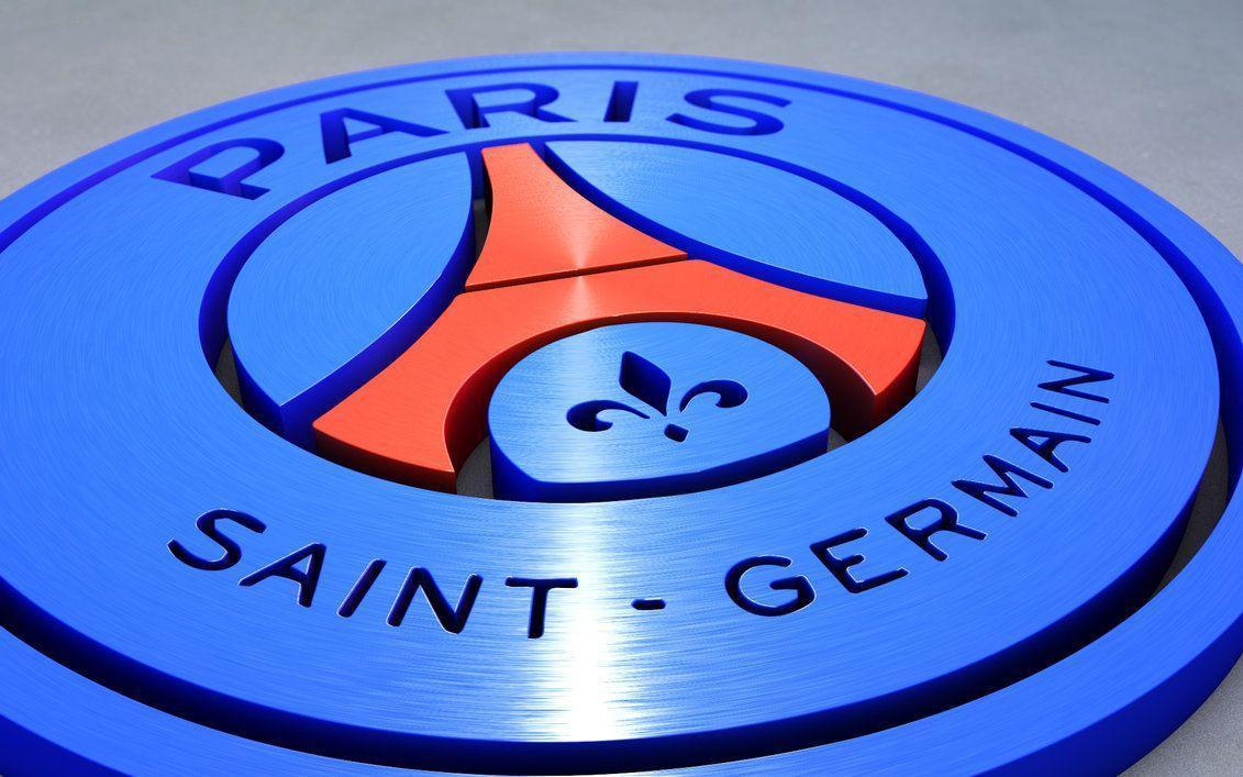 High Resolution 3D Paris Saint Germain PSG Logo Wallpaper Full
