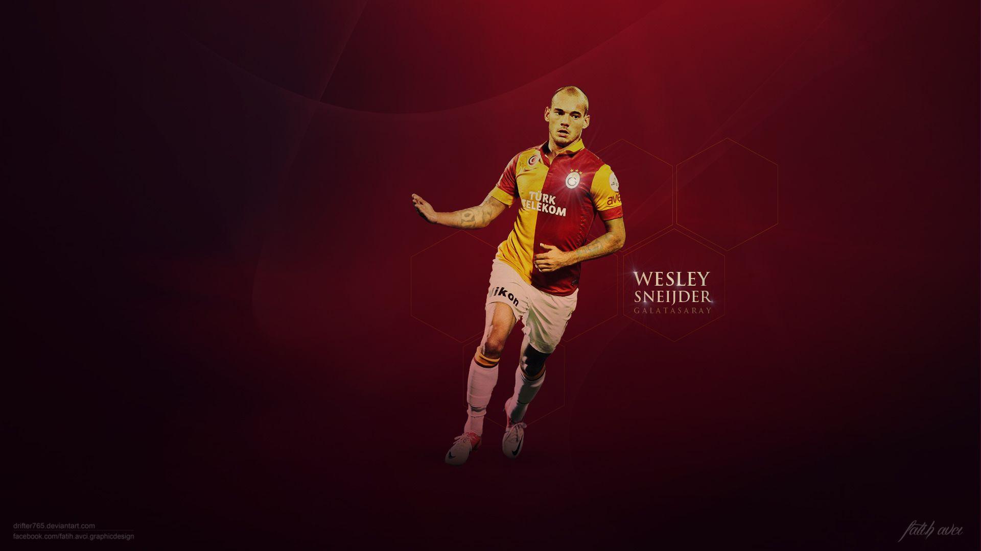 Wesley Sneijder Galatasaray Exclusive HD Wallpaper