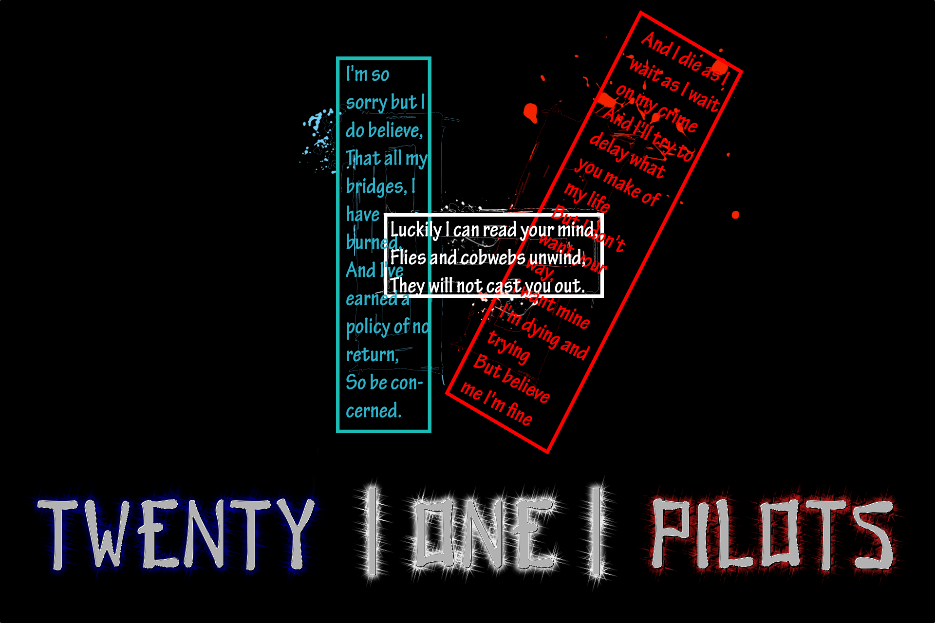 Twenty One Pilots Lyrics Wallpaper