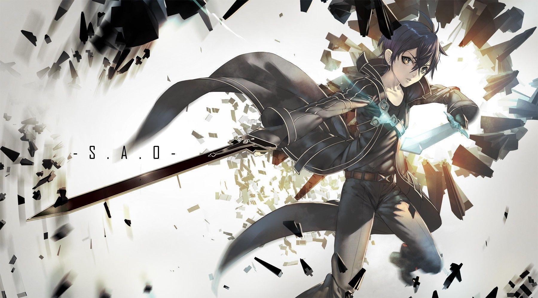 Download the Kirito Dual Wield Wallpaper, Kirito Dual Wield iPhone