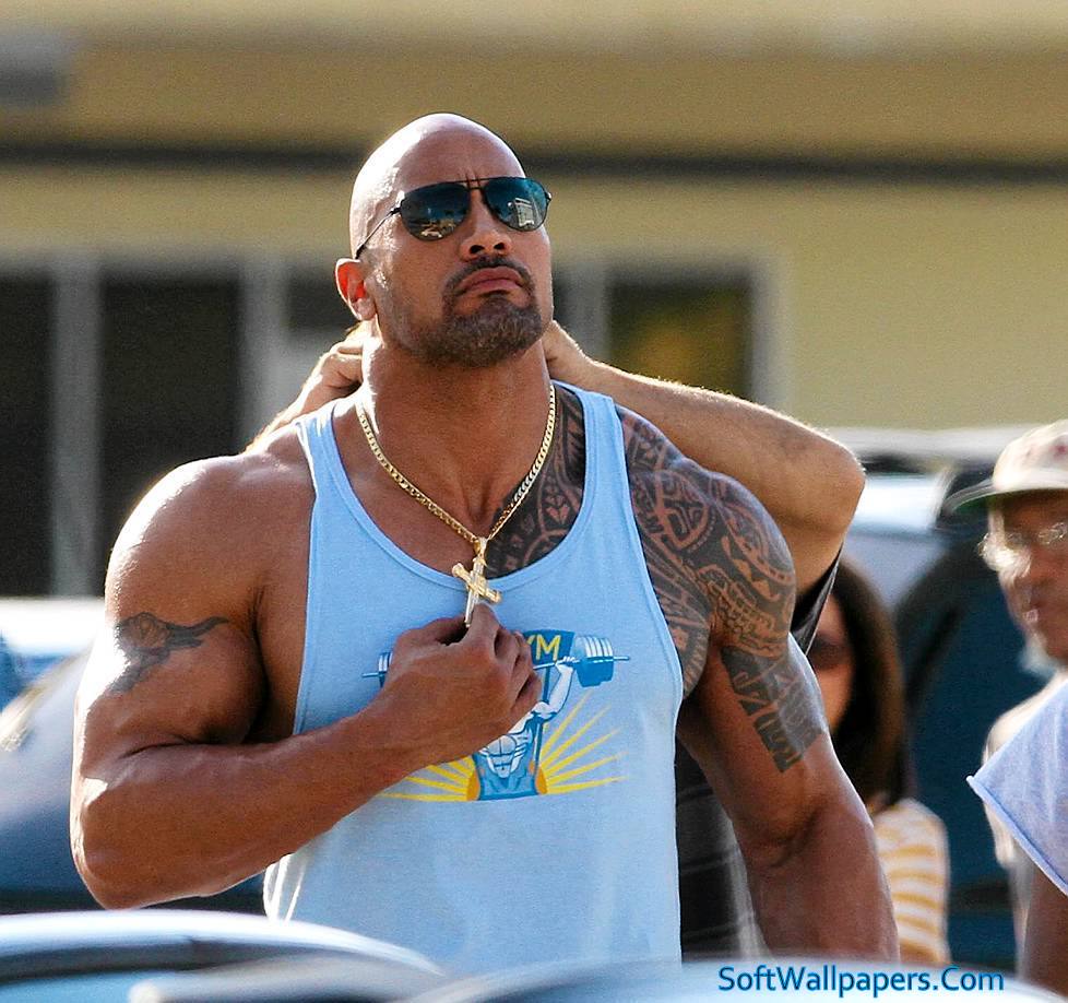 Dwayne Johnson - (The Rock) HD Wallpaper