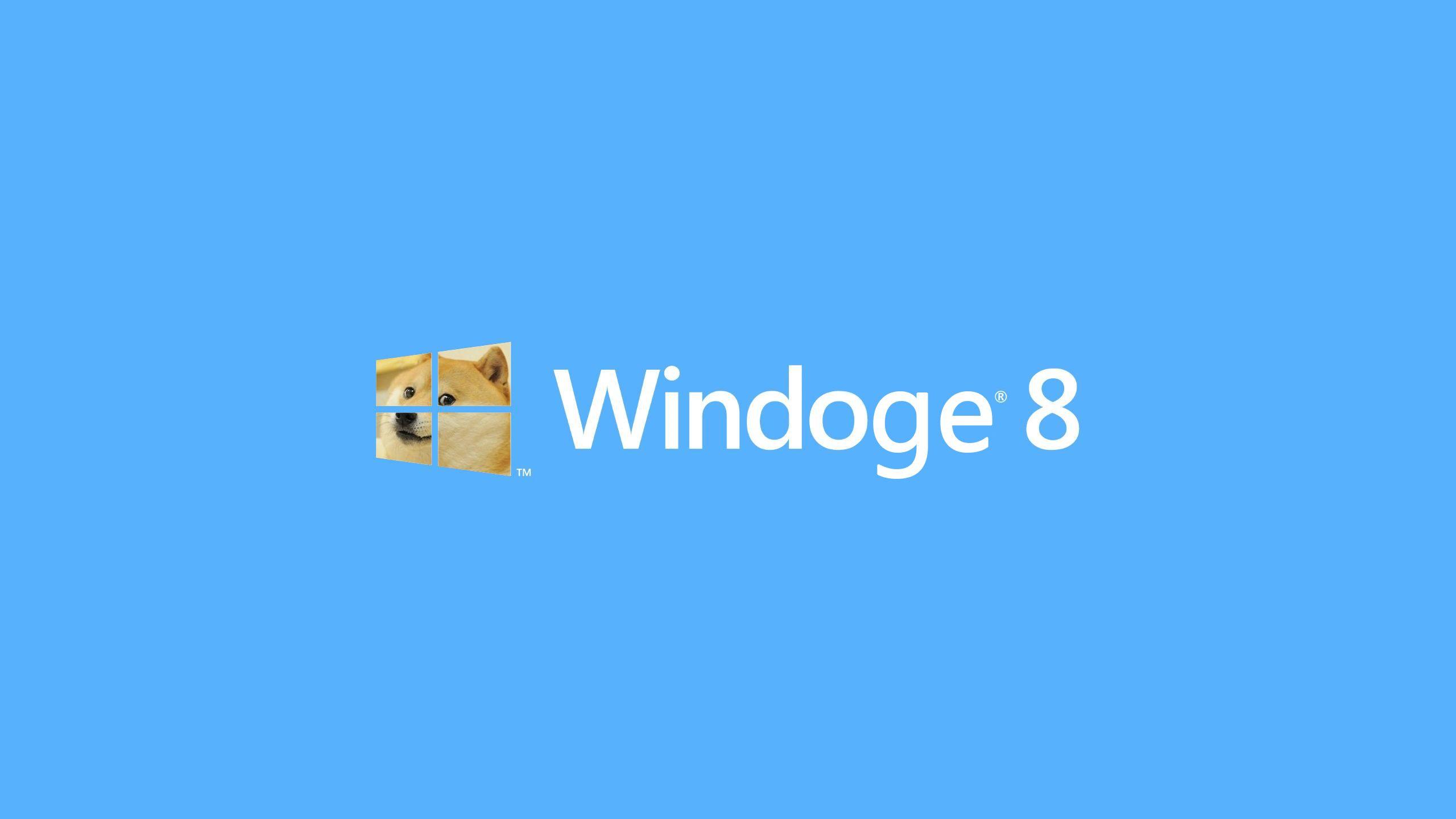 Windoge 8 DOGE Meme Wallpaper free desktop background and wallpaper