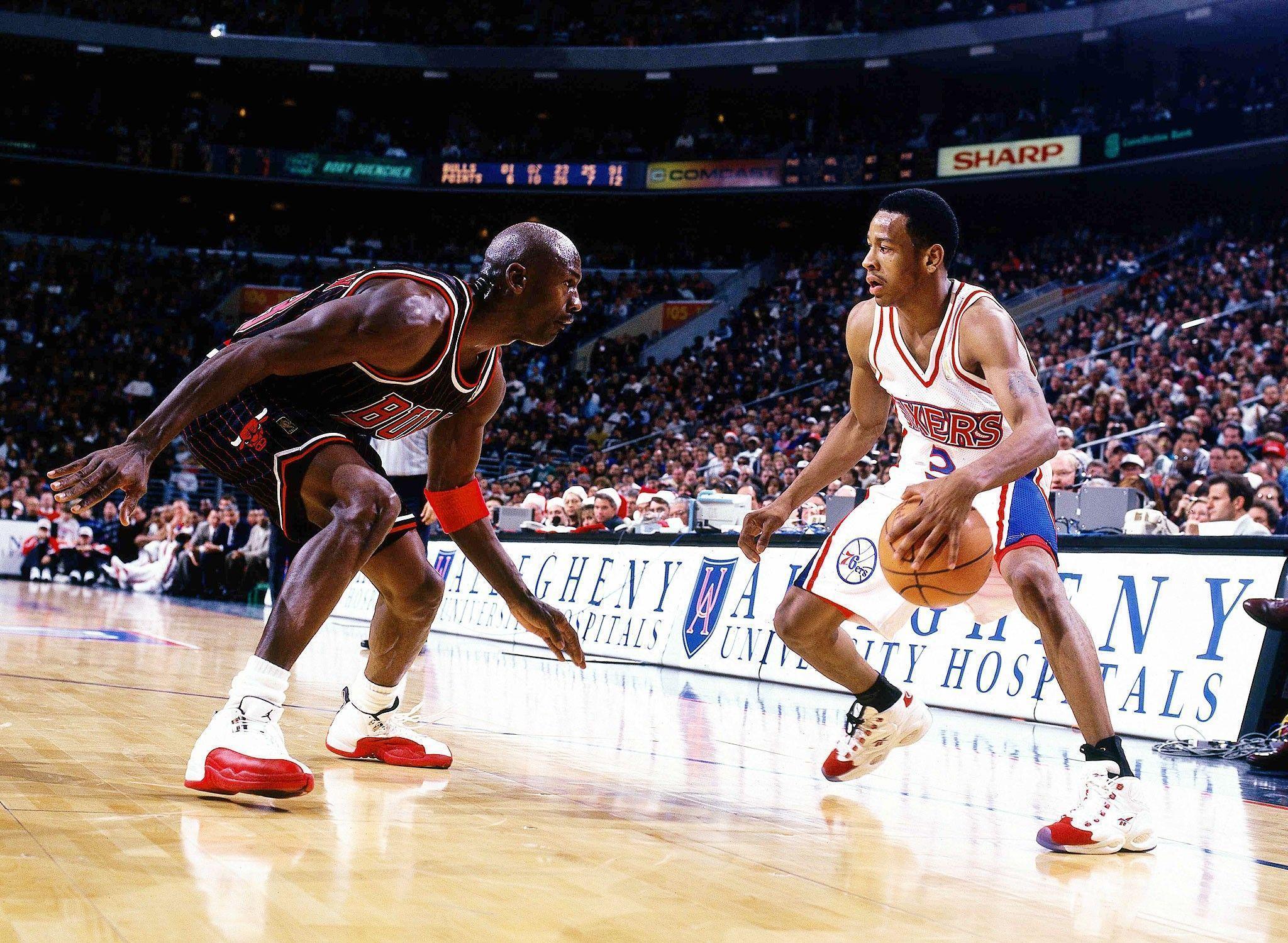 Michael Jordan, NBA, Basketball, Allen Iverson Wallpaper HD
