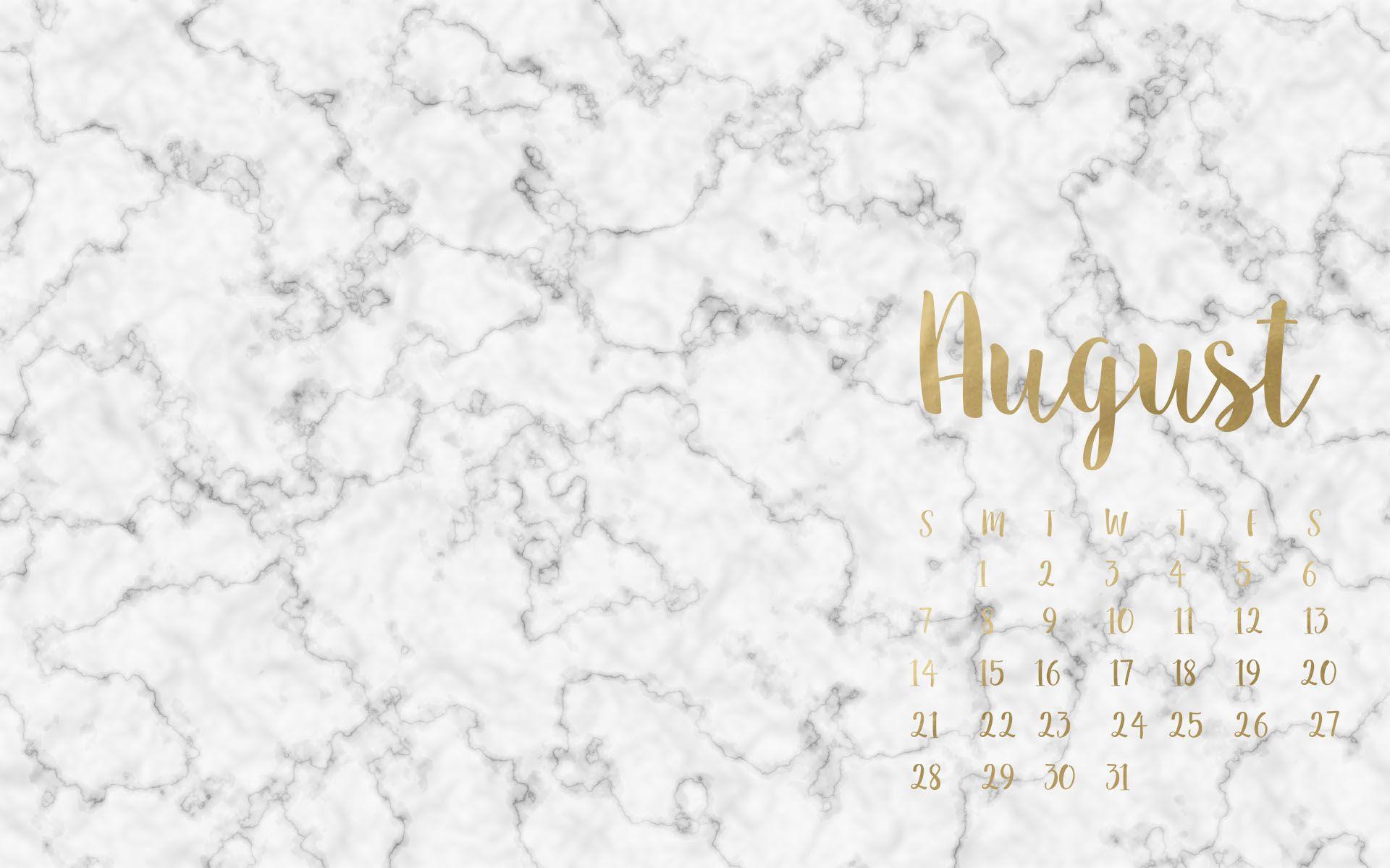 FREE August Desktop & iPhone Wallpaper and the Chic