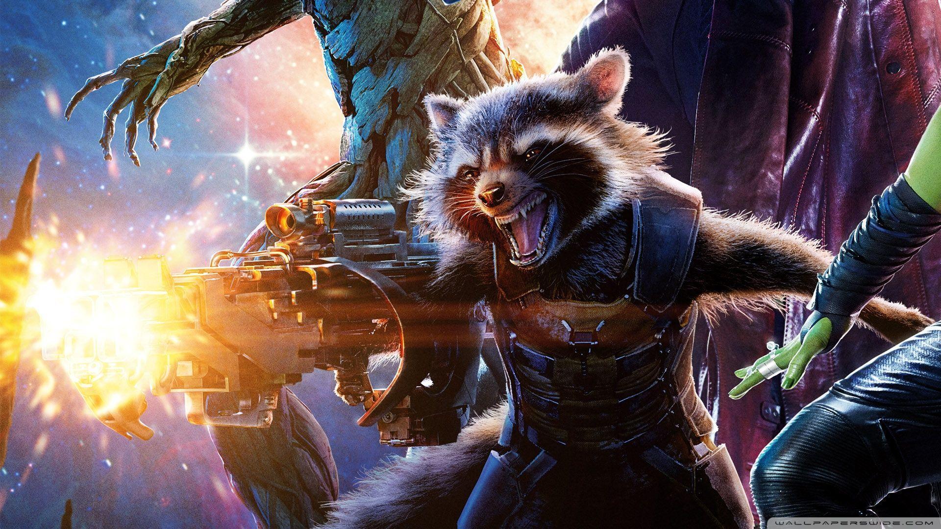 Guardians of the Galaxy Rocket Raccoon HD desktop wallpaper