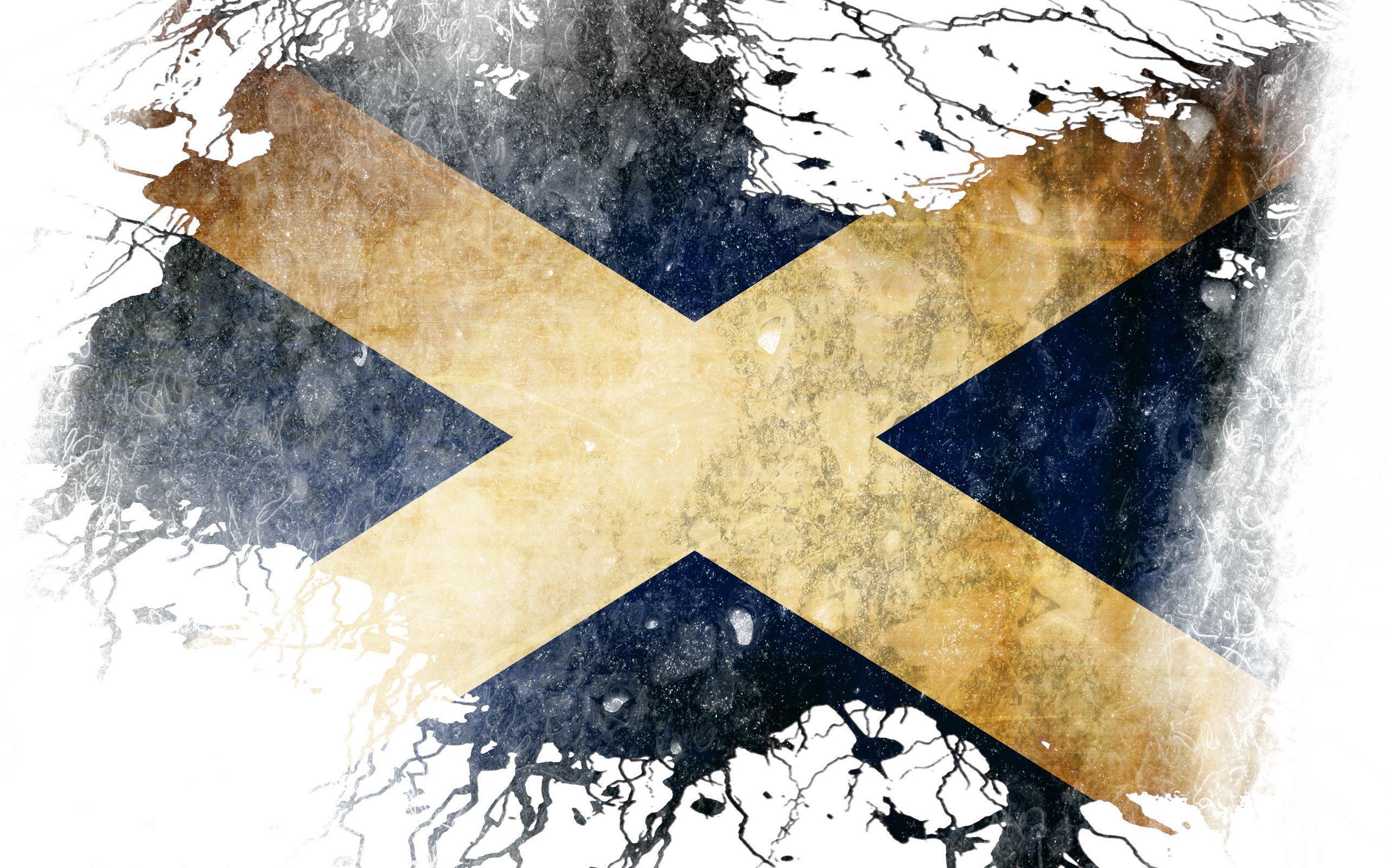 Flag Of Scotland HD Wallpaper