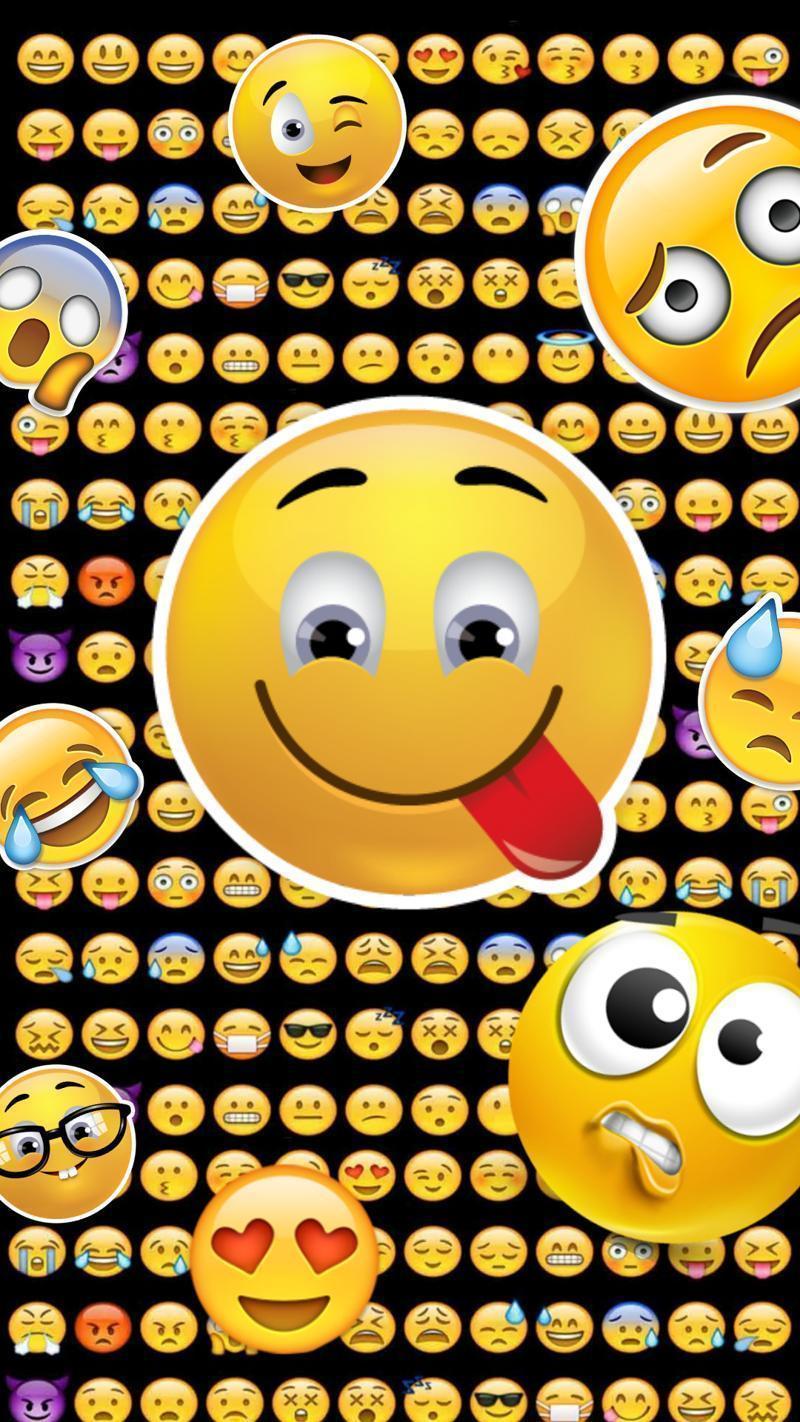 Download emojis wallpaper to your cell phone, cute