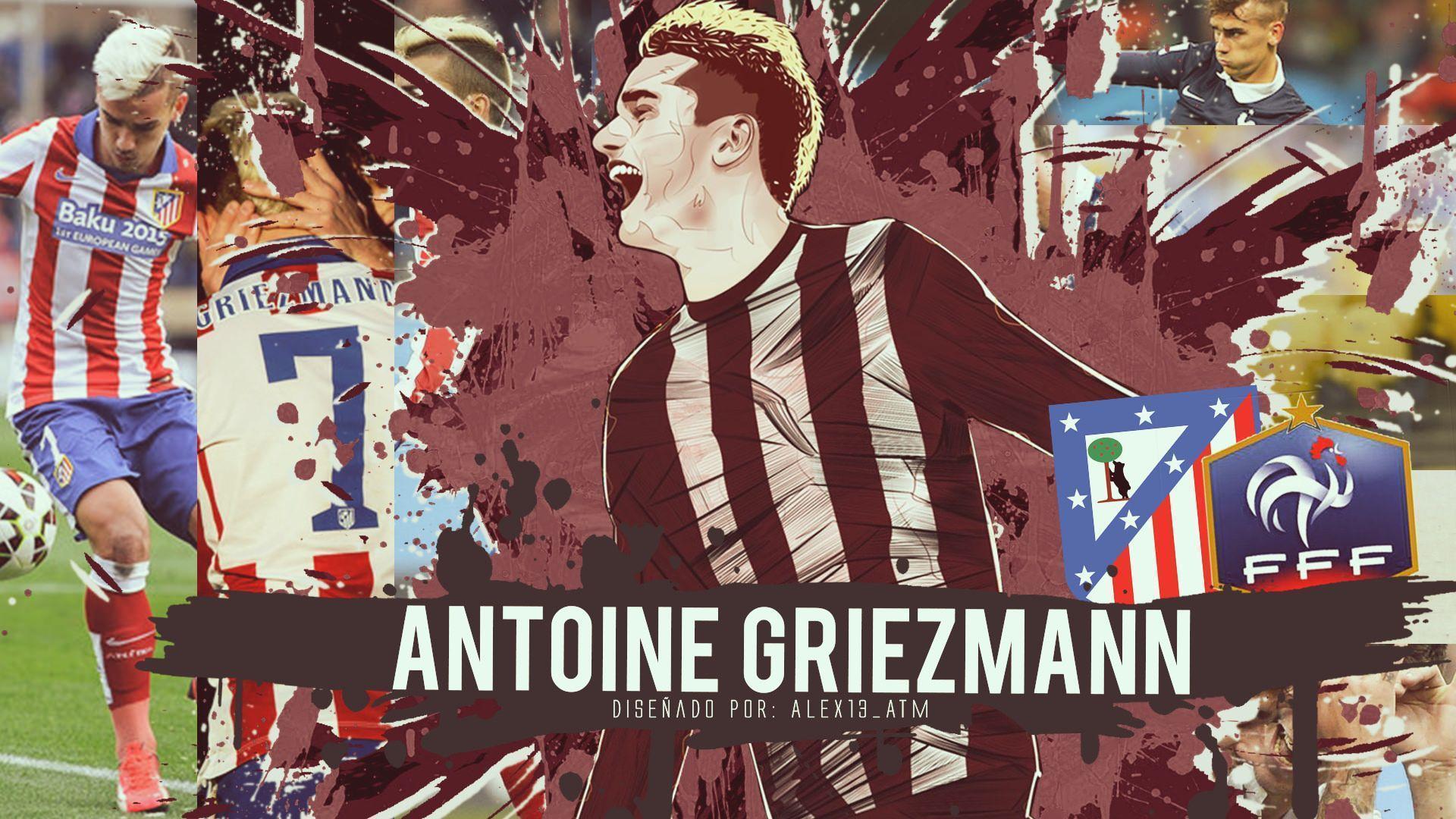 Antoine Griezmann Atletico Madrid Wallpaper. Football Wallpaper