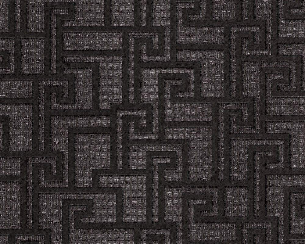 Wallpaper Versace Graphic Anthracite 96236 3