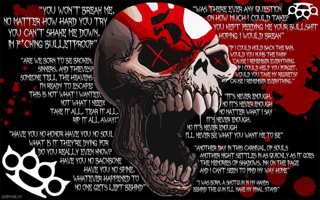 image about five finger death punch. Logos