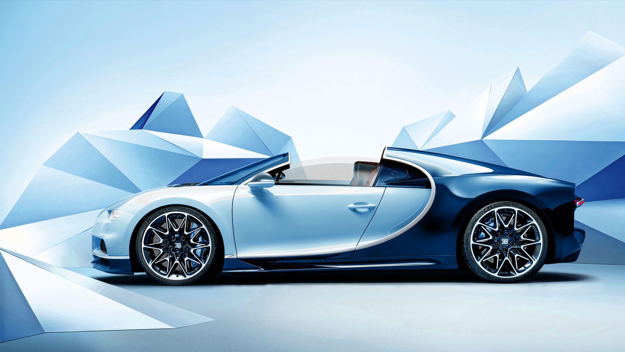 Bugatti Chiron Roadster Wallpaper. HD Car Wallpaper
