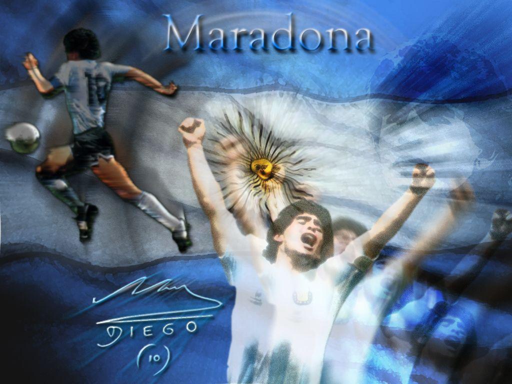 Wallpaper for Windows Vista, Maradona Argentina