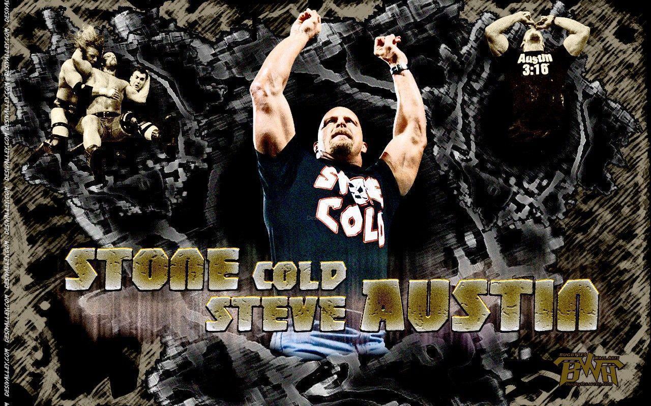 Wallpaper of Stone Cold Steve Austin