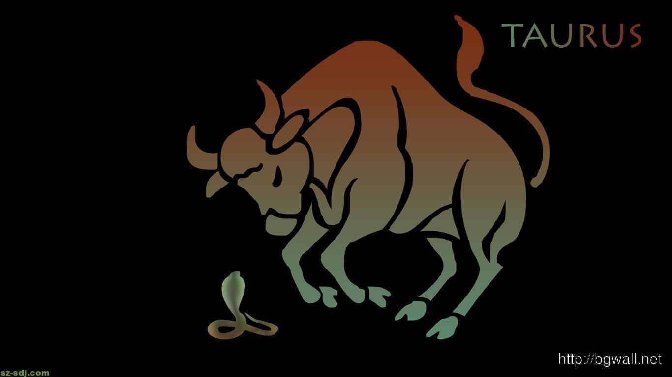 Free Taurus Wallpaper With Black Background HD