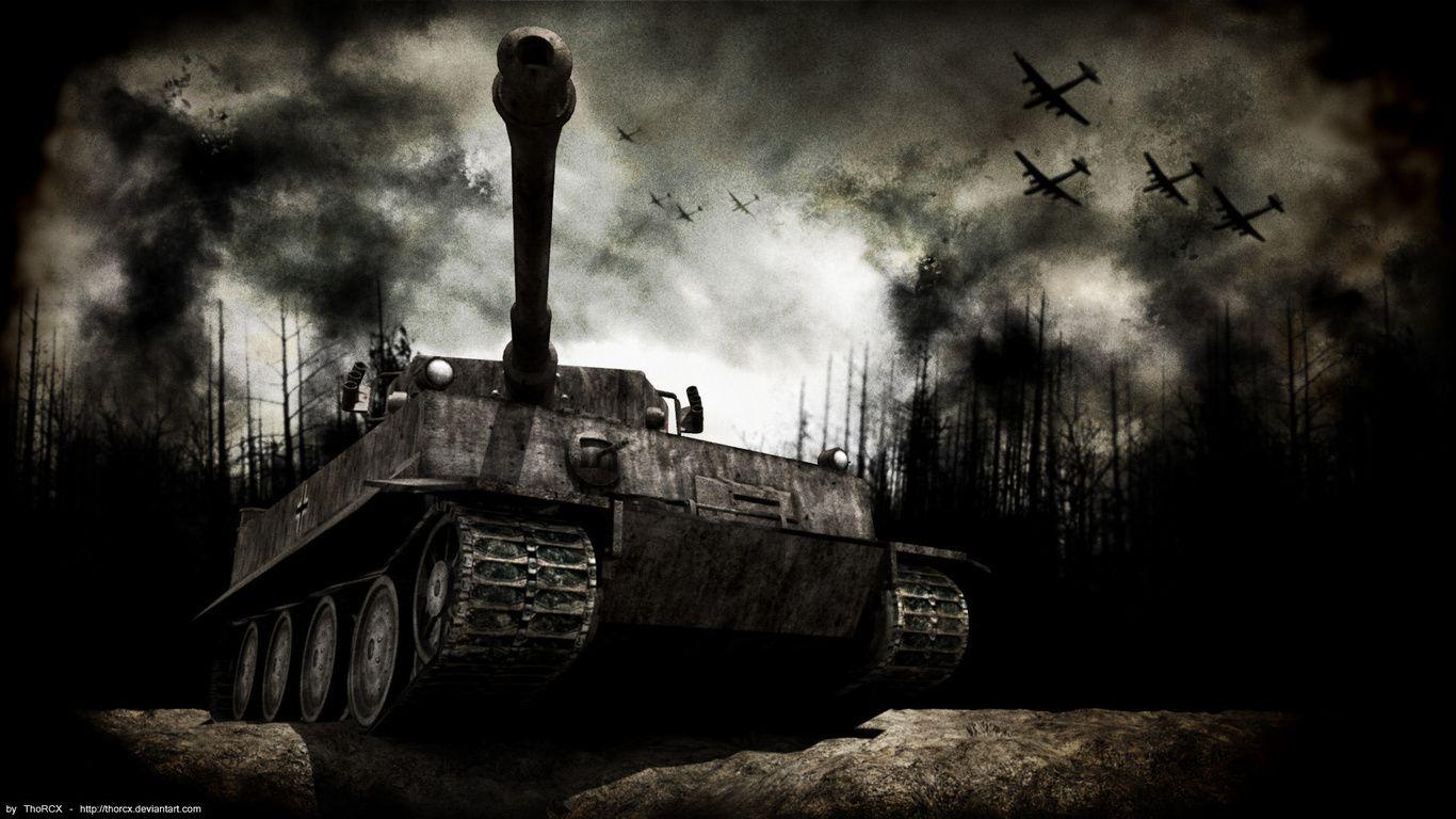 Download wallpaper: tiger, German tank, download photo, wallpaper