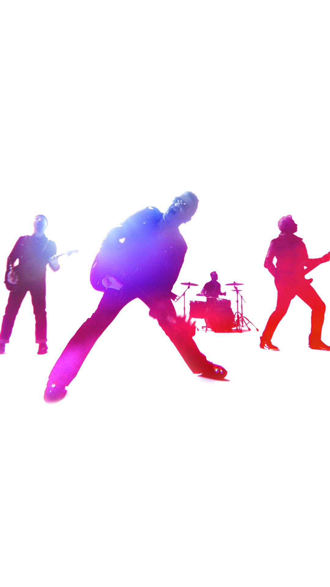 U2 Band Colorful Concert Android Wallpaper free download