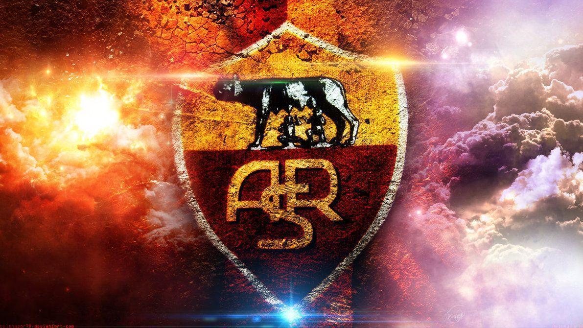 A.S. Roma Cloud Wallpaper by Belthazor78. as Roma calcio